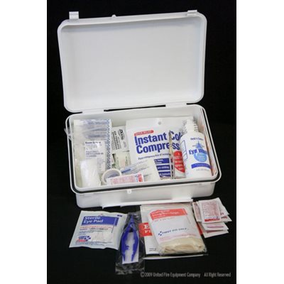 HDX 180-Piece, 25-Person Plastic OSHA First Aid Kit 59619 - The Home Depot